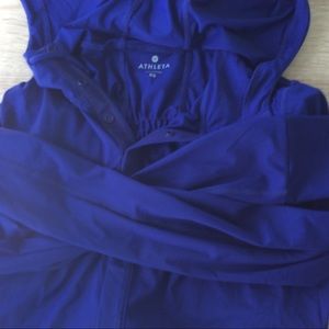 Athleta Quarter button up